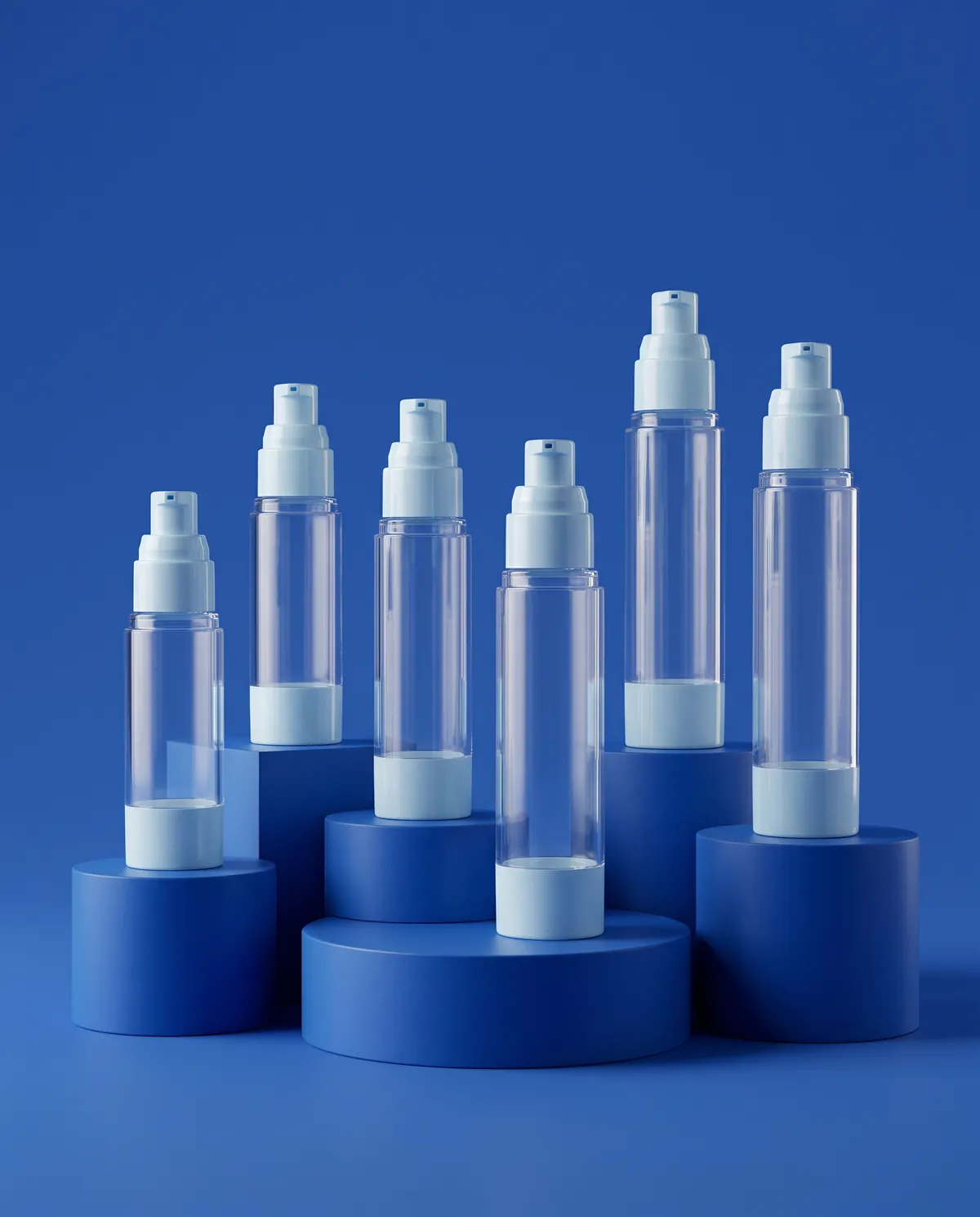 Buzlu Airless Şişe 15–120 ml