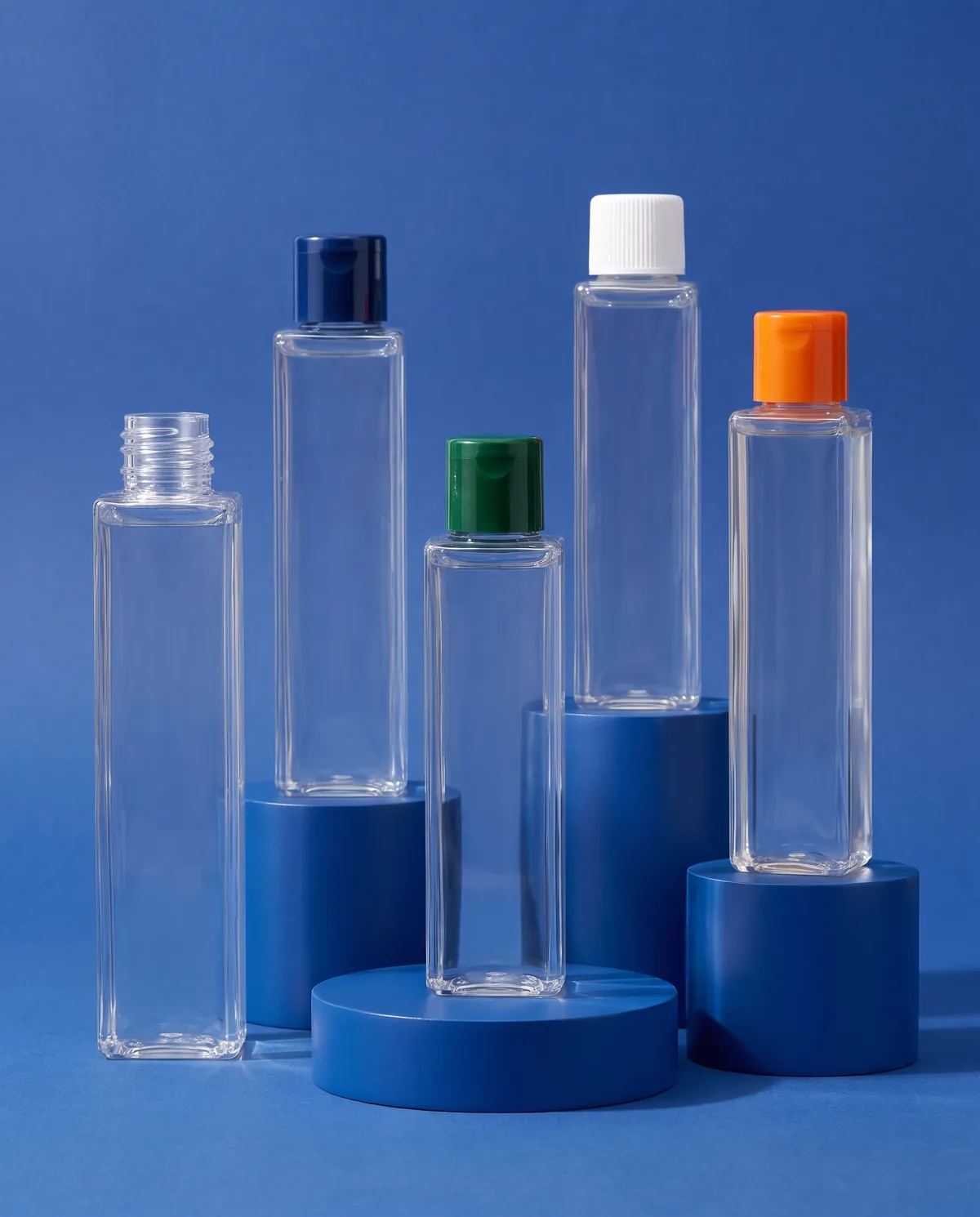 Kare Vidalı Kapaklı Şişe 150 ml