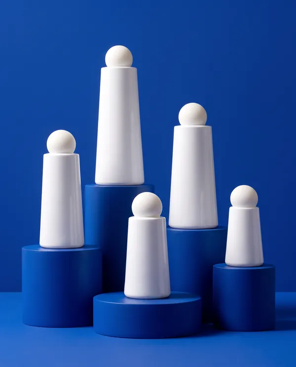 Konik Vidalı Kapaklı Şişe 20–100 ml