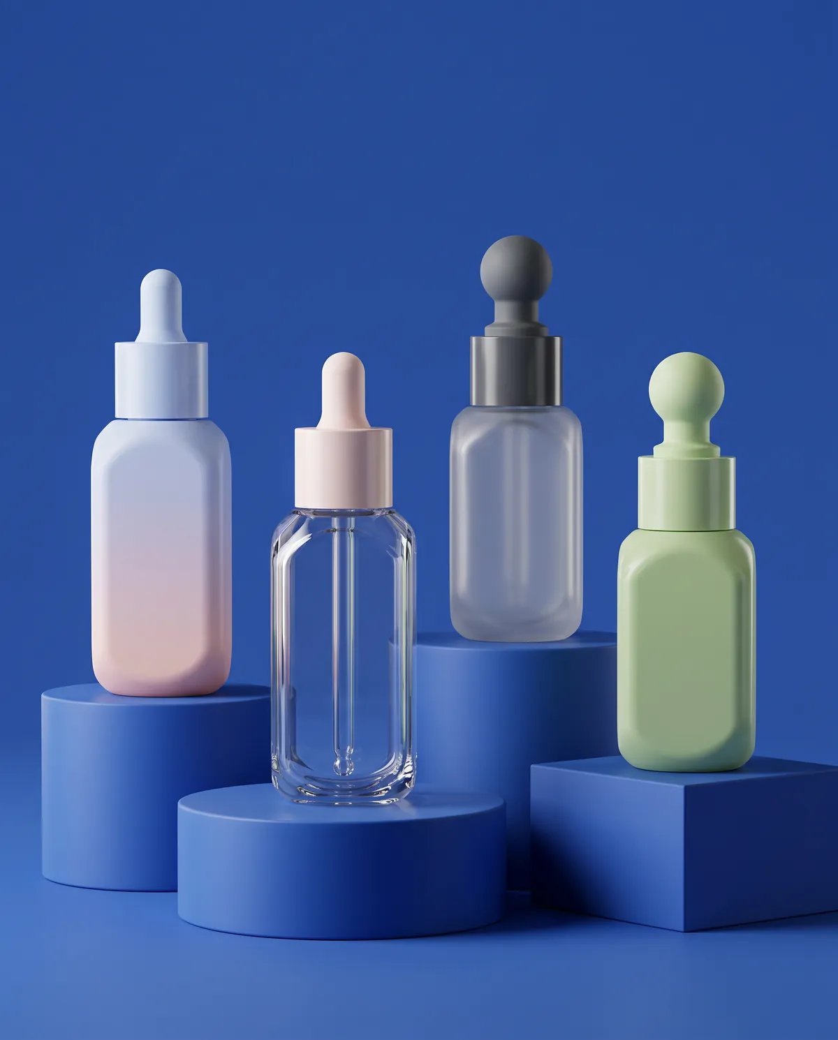 Mat Damlalıklı Cilt Bakım Şişesi 30–50 ml