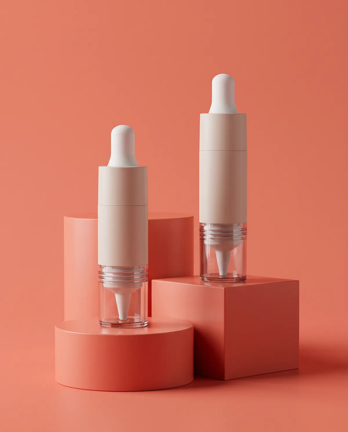 Mat Damlalıklı Şırınga Serum Şişesi 10–15 ml