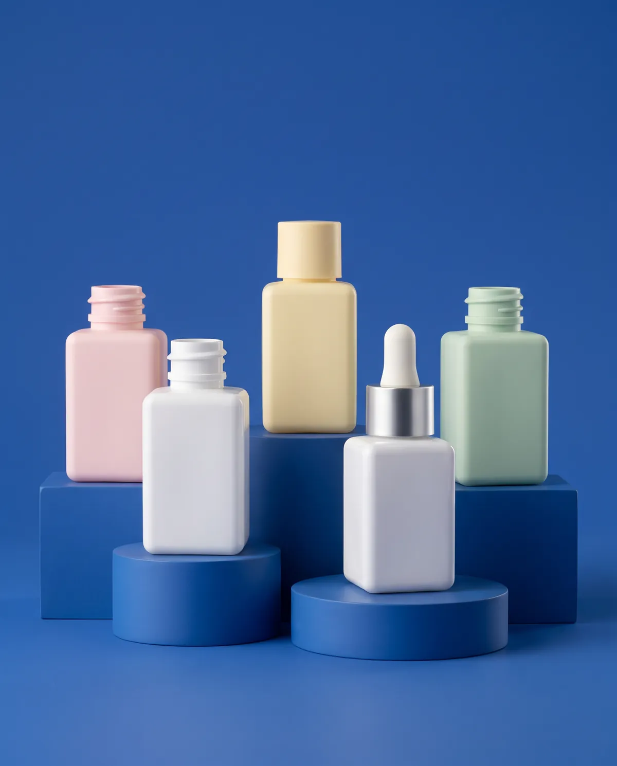 Mat Kare Damlalıklı Şişe 40 ml