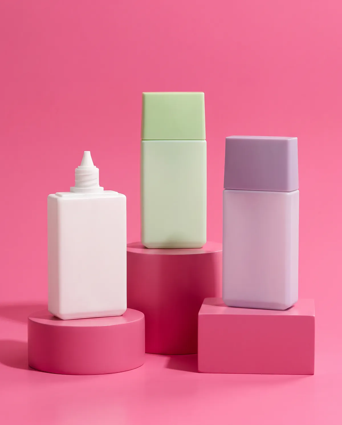 Mat Kare Vidalı Kapaklı Şişe 60 ml