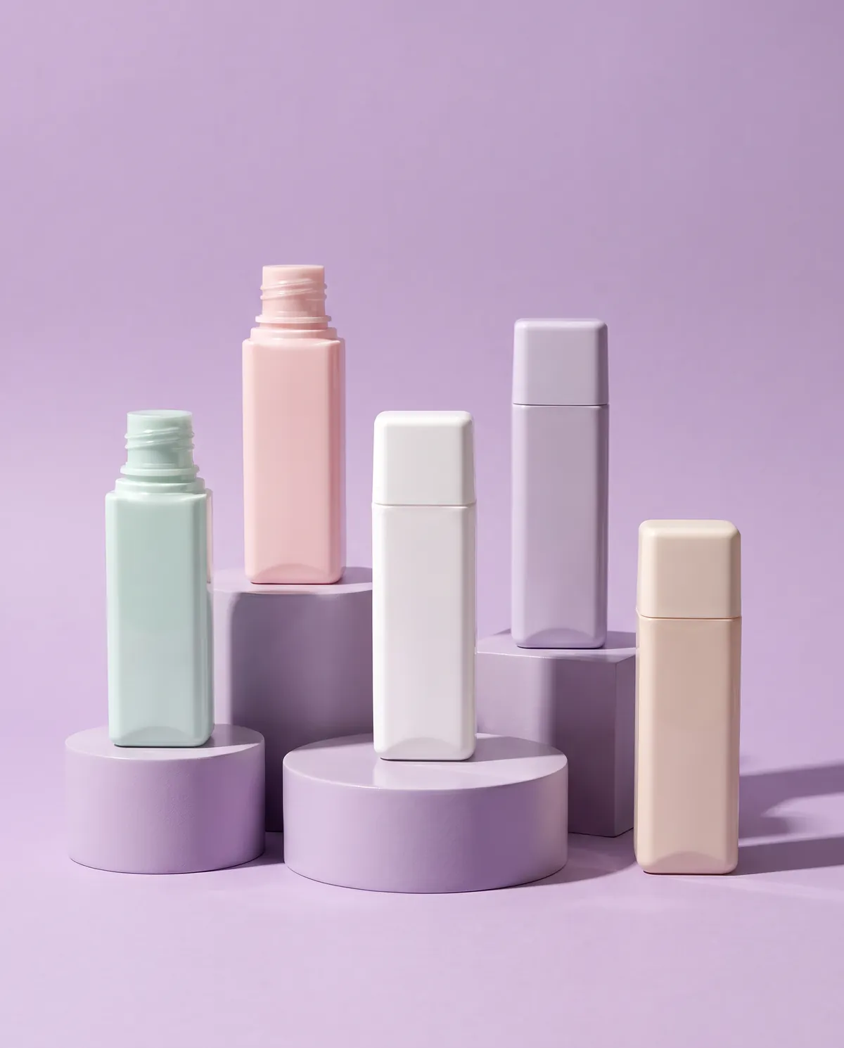 Mat Kare Vidalı Kapaklı Şişe 60 ml