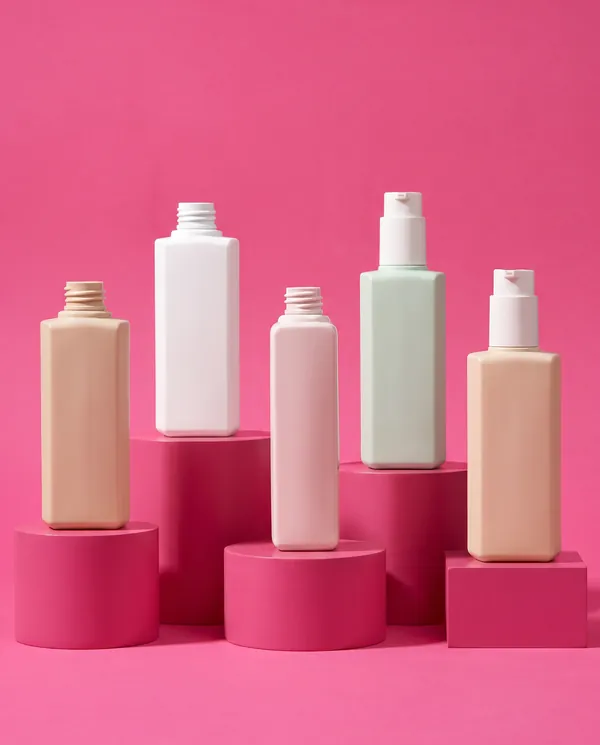 Mat Özel Formlu Pompalı Şişe 200 ml