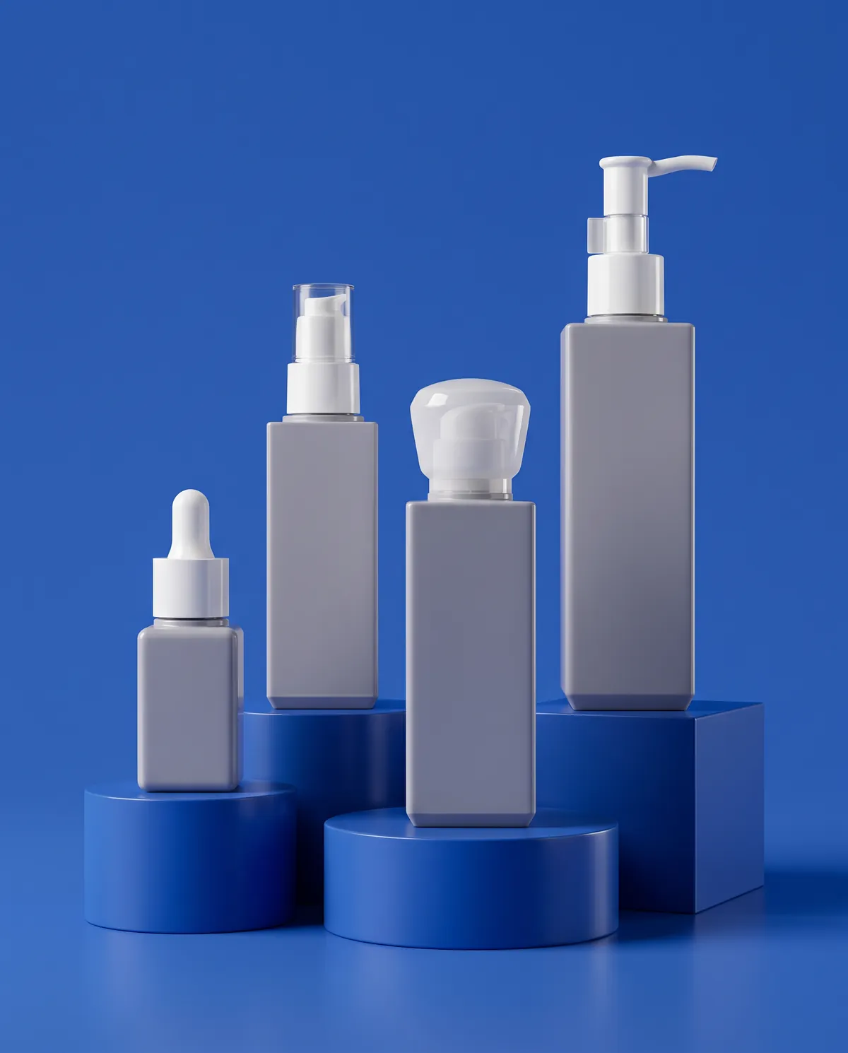 Mat Pompalı Cilt Bakım Şişesi 30–180 ml