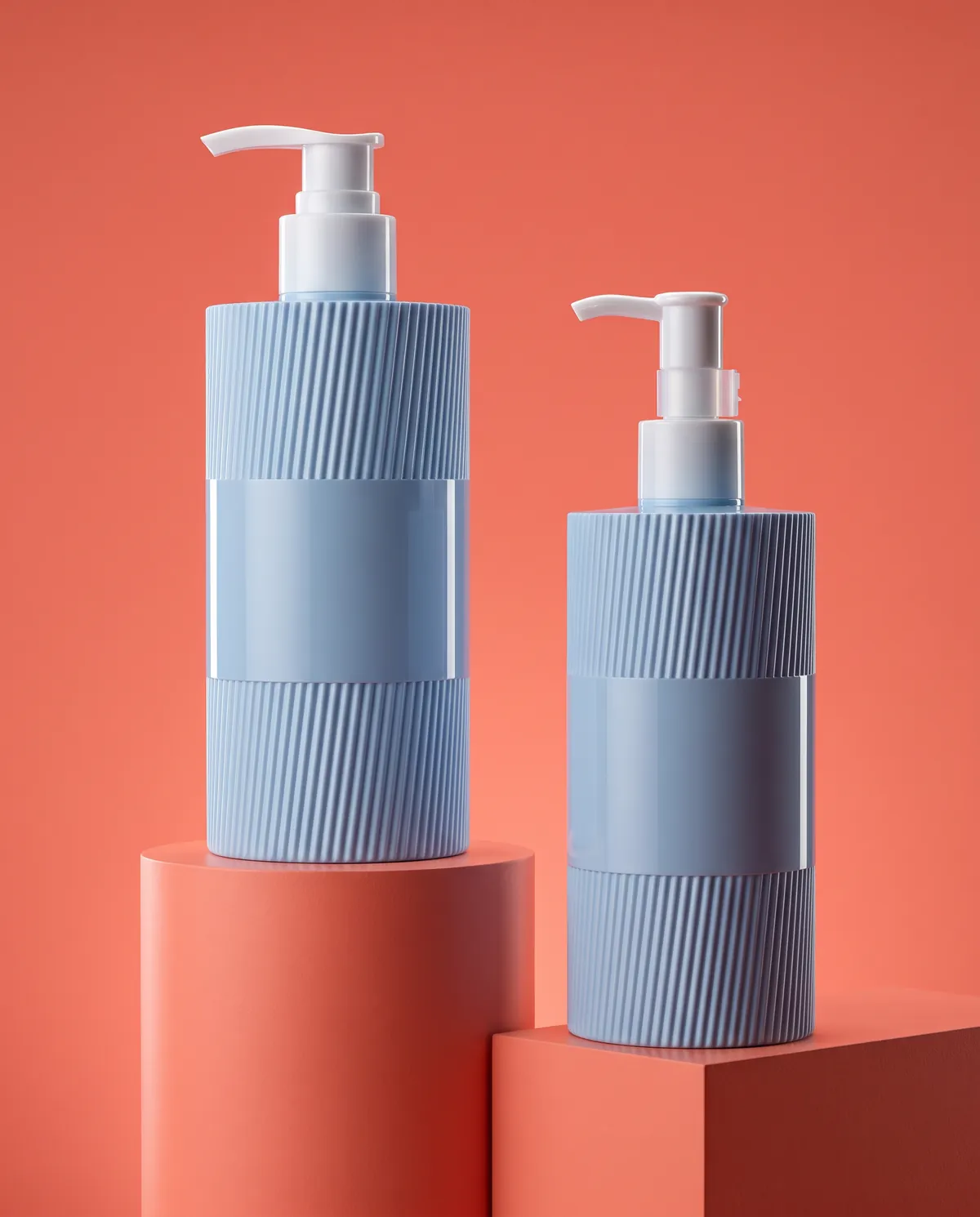 Mat Pompalı Losyon Şişesi 300–500 ml