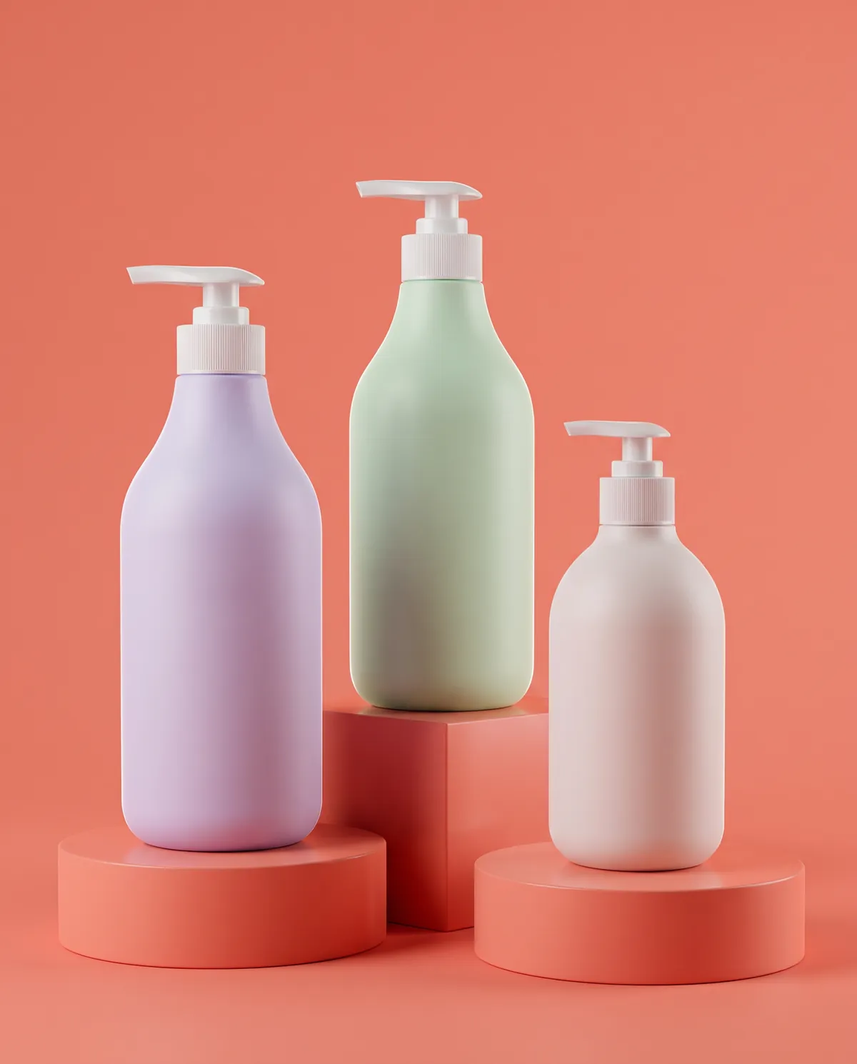 Mat Pompalı Losyon Şişesi 300–800 ml