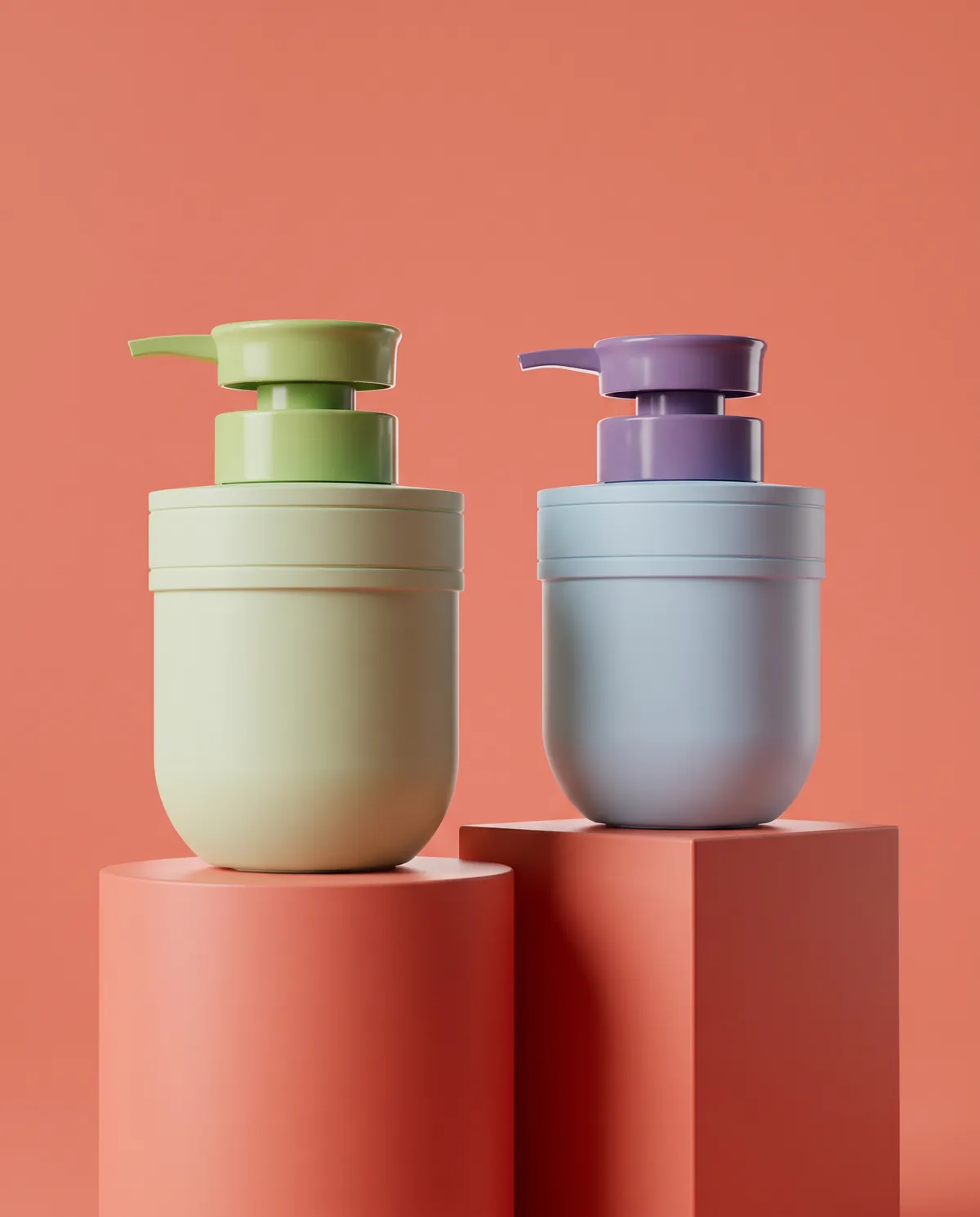 Mat Pompalı Losyon Şişesi 300 ml