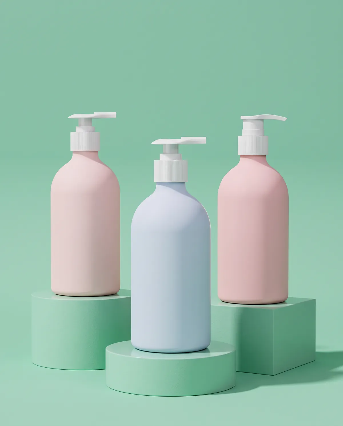 Mat Pompalı Losyon Şişesi 350 ml