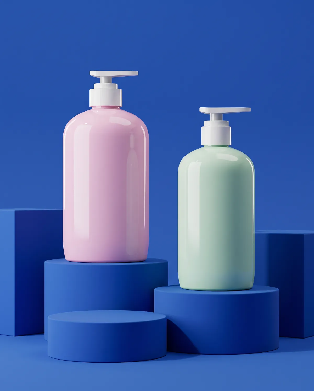 Mat Pompalı Losyon Şişesi 400–600 ml
