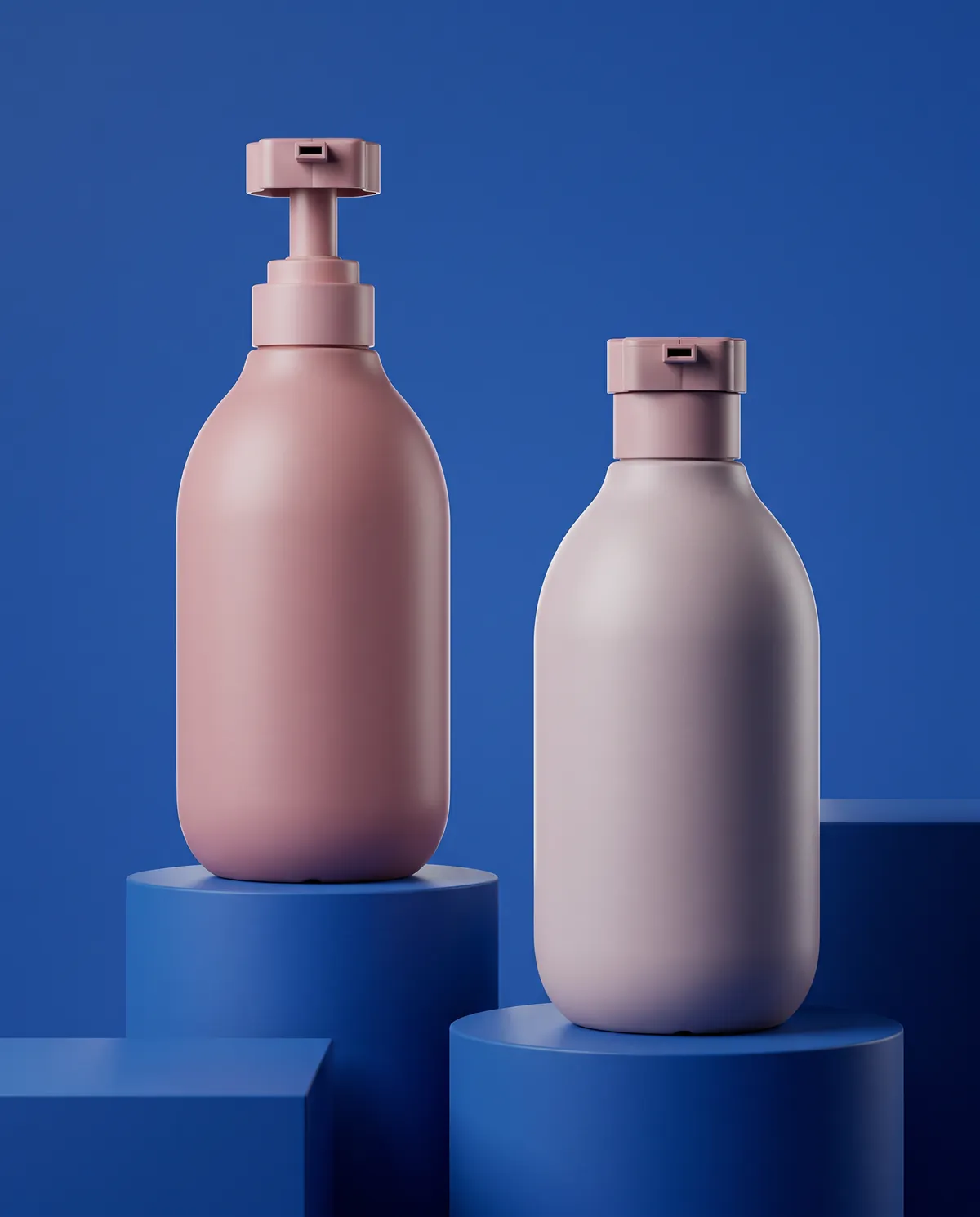 Mat Pompalı Losyon Şişesi 480 ml