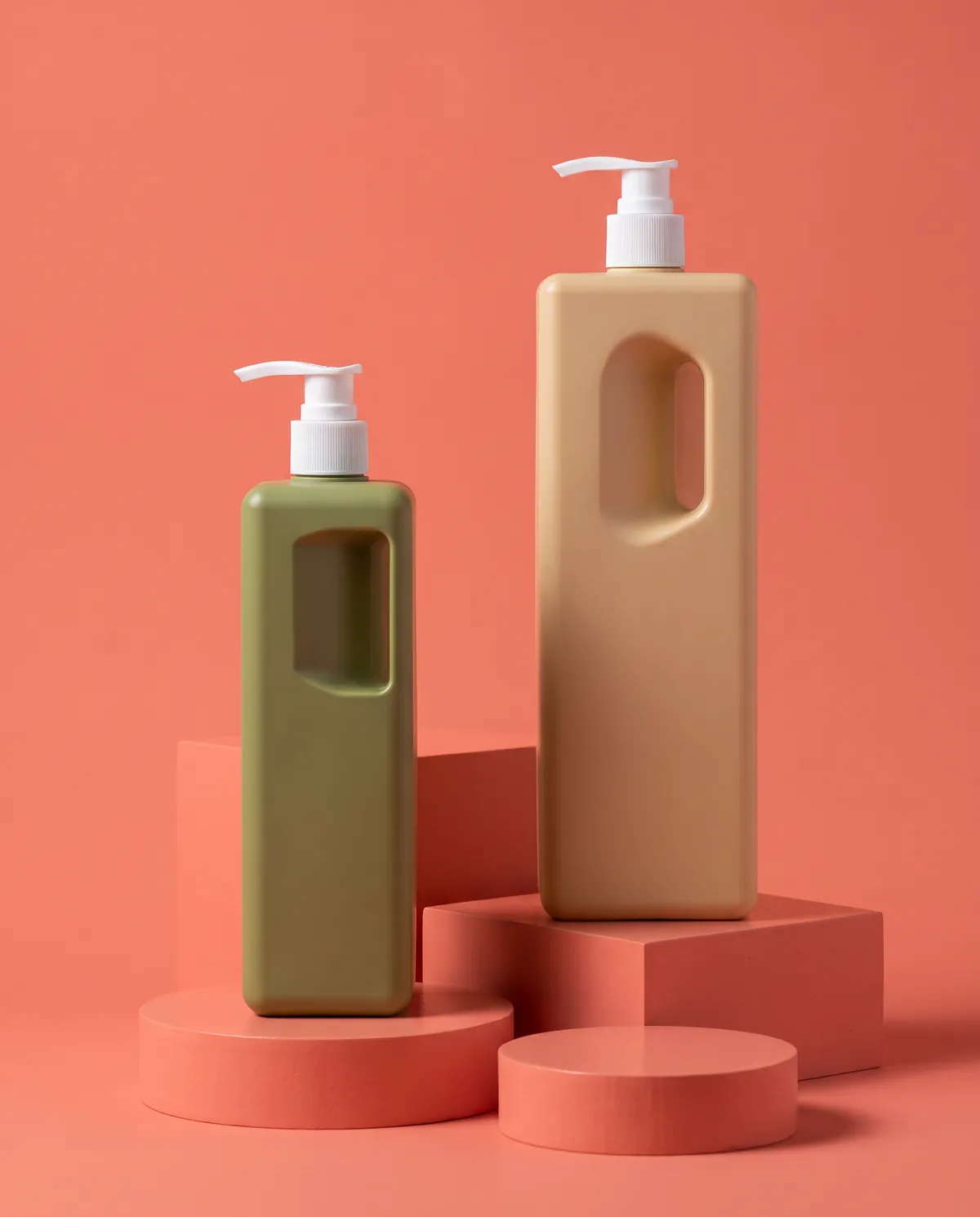 Mat Pompalı Losyon Şişesi 500–1000 ml