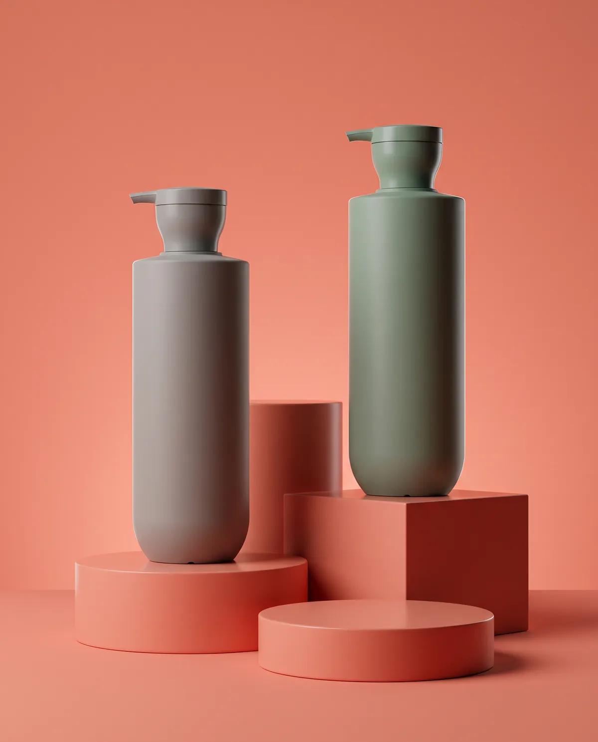 Mat Pompalı Losyon Şişesi 500–750 ml