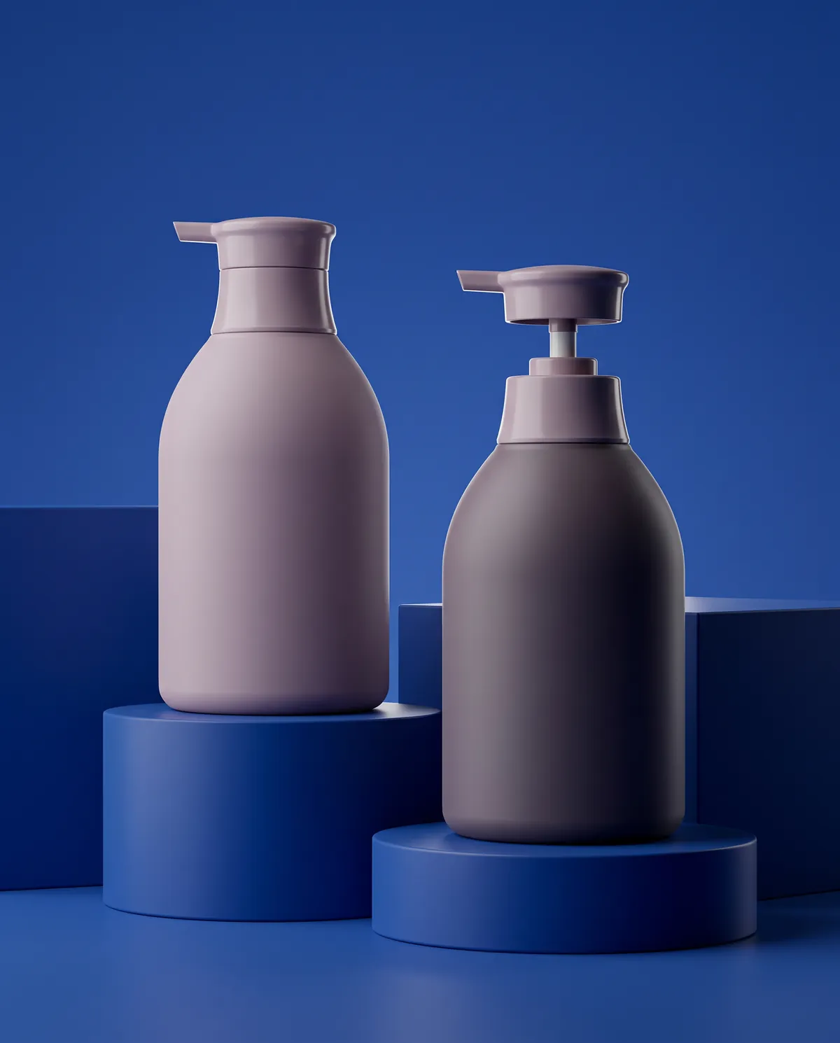 Mat Pompalı Losyon Şişesi 500 ml