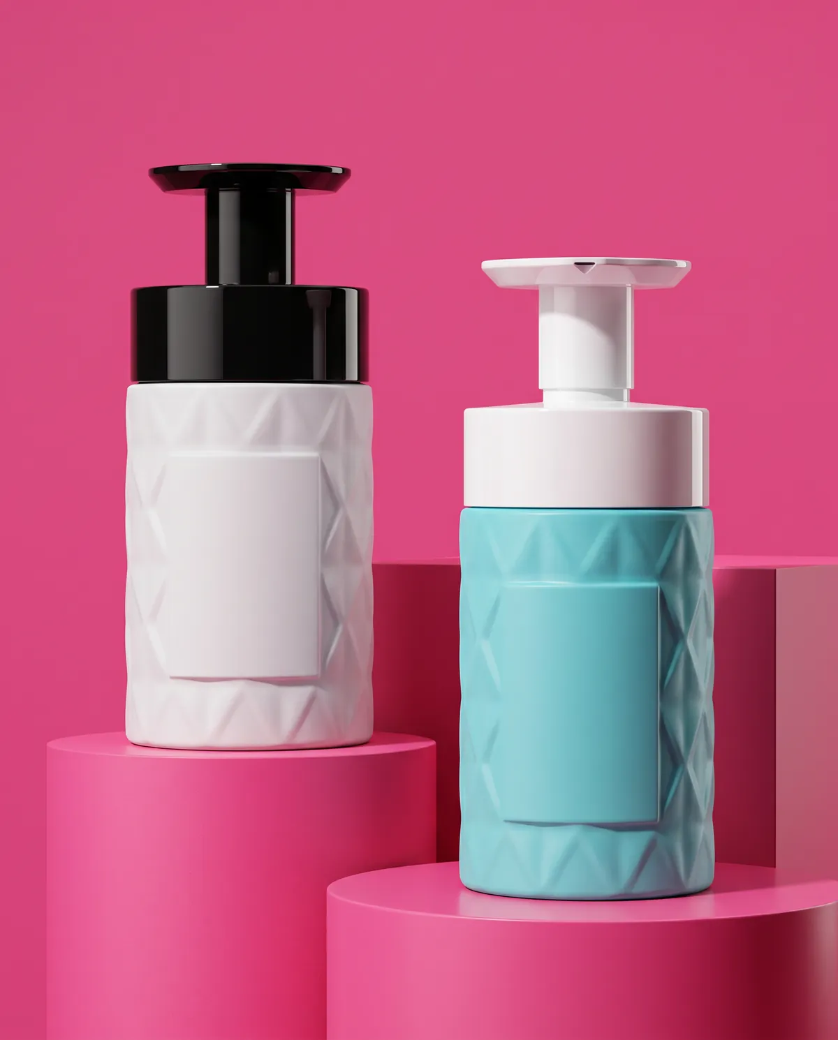 Mat Pompalı Losyon Şişesi 500 ml