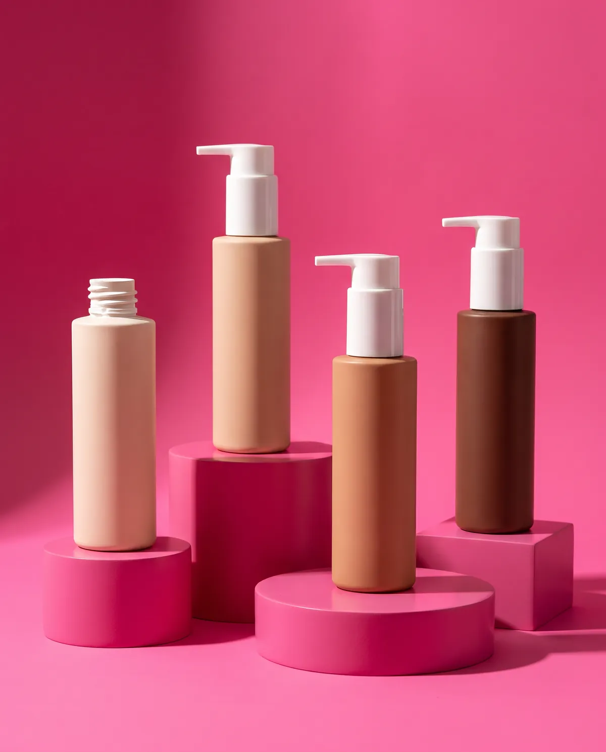 Mat Silindir Pompalı Şişe 150 ml