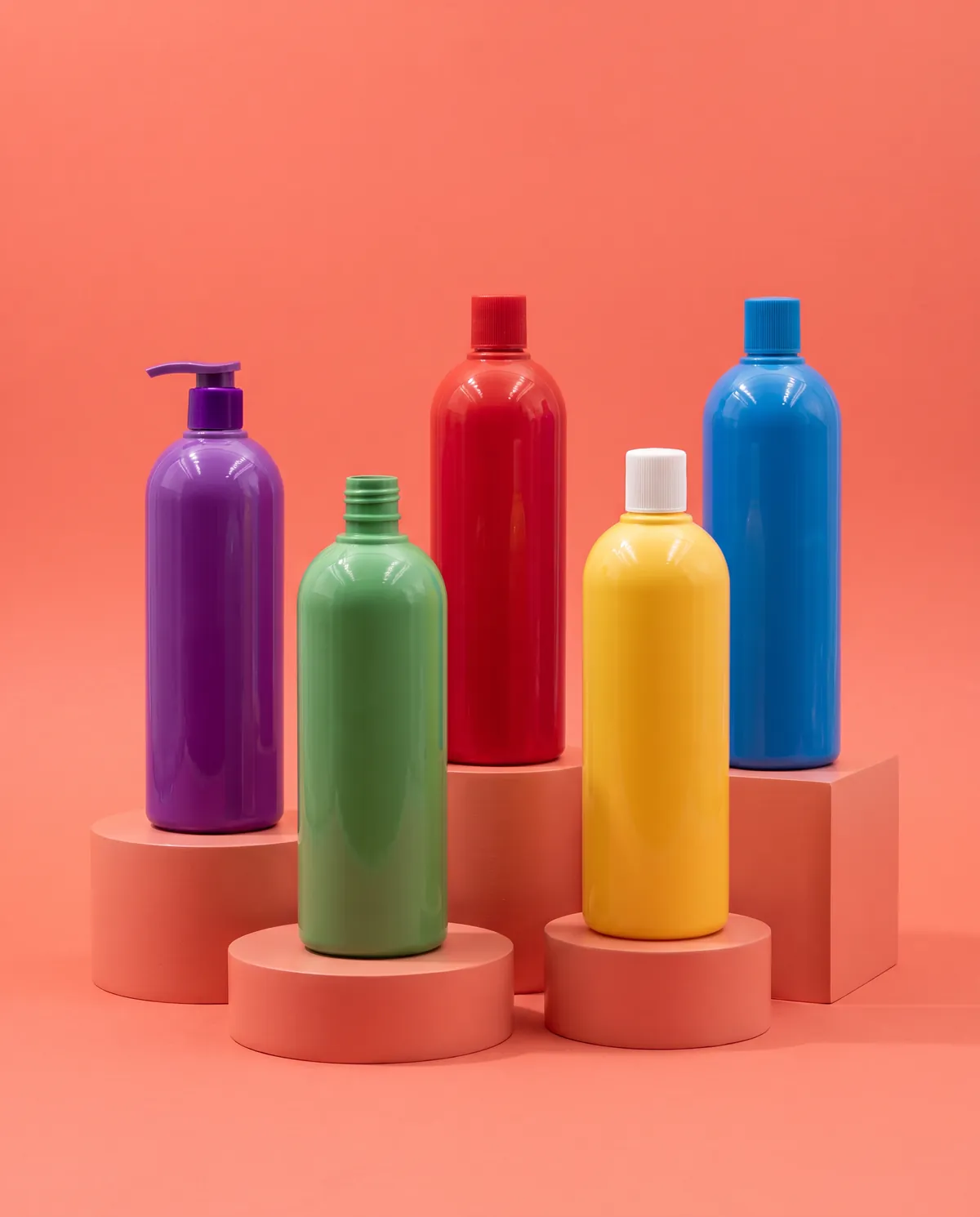 Mat Silindir Vidalı Kapaklı Şişe 1050 ml