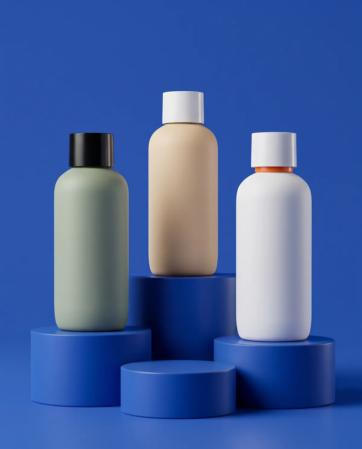 Mat Vidalı Kapaklı Cilt Bakım Şişesi 200 ml