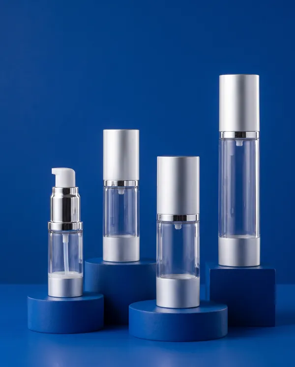 Metalik Airless Şişe 10–50 ml