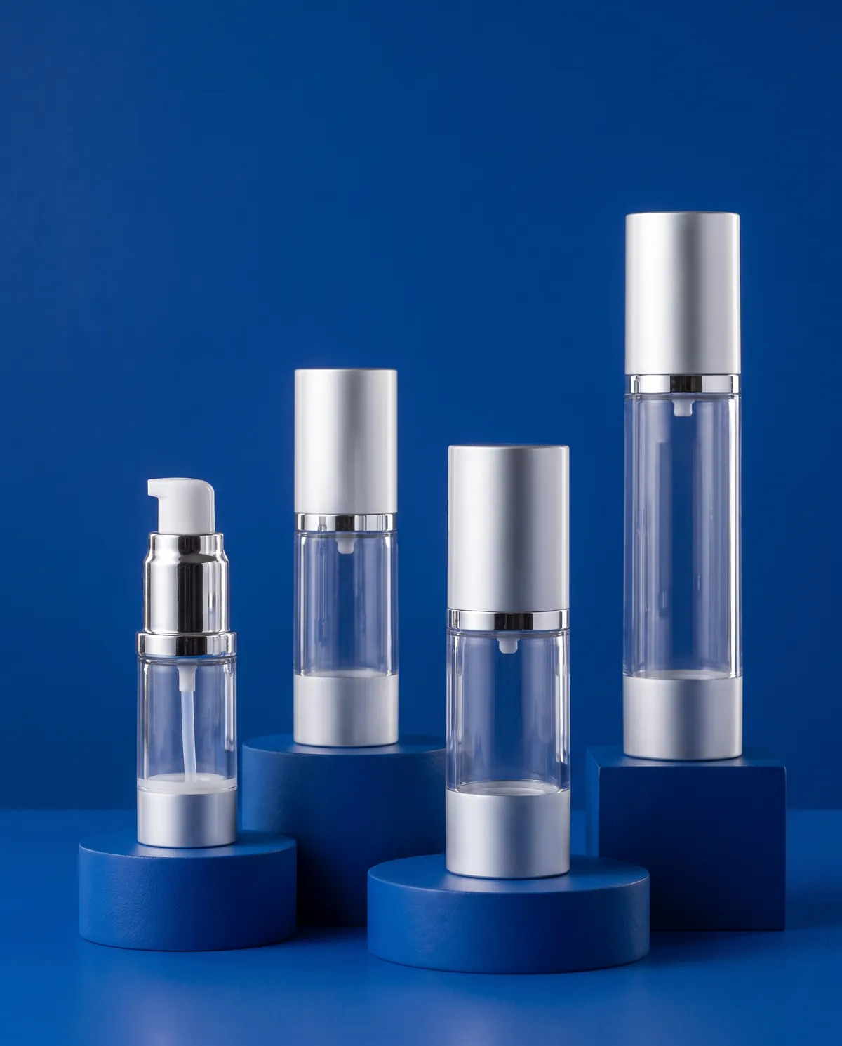 Metalik Airless Şişe 10–50 ml