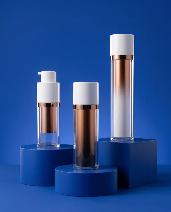 Metalik Airless Şişe 15–50 ml