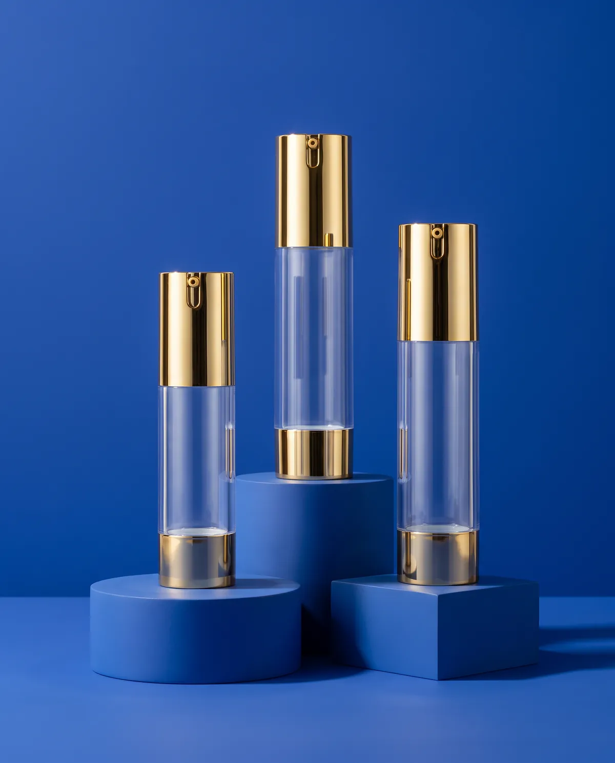 Metalik Airless Şişe 15–50 ml