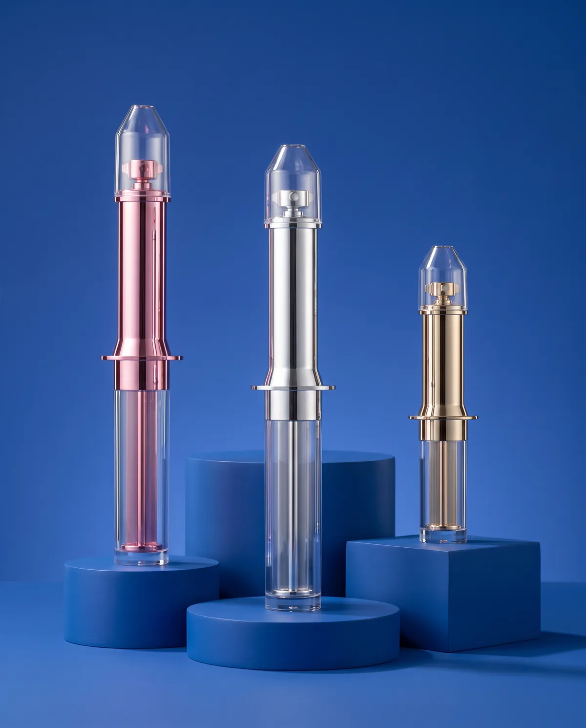 Metalik Vidalı Kapaklı Şırınga Serum Şişesi 1–5 ml