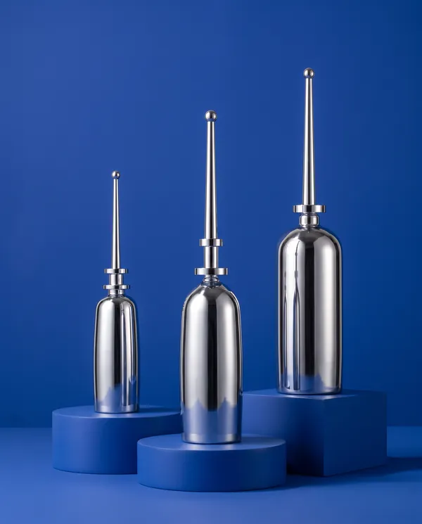 Metalik Vidalı Kapaklı Şırınga Serum Şişesi 1–5 ml