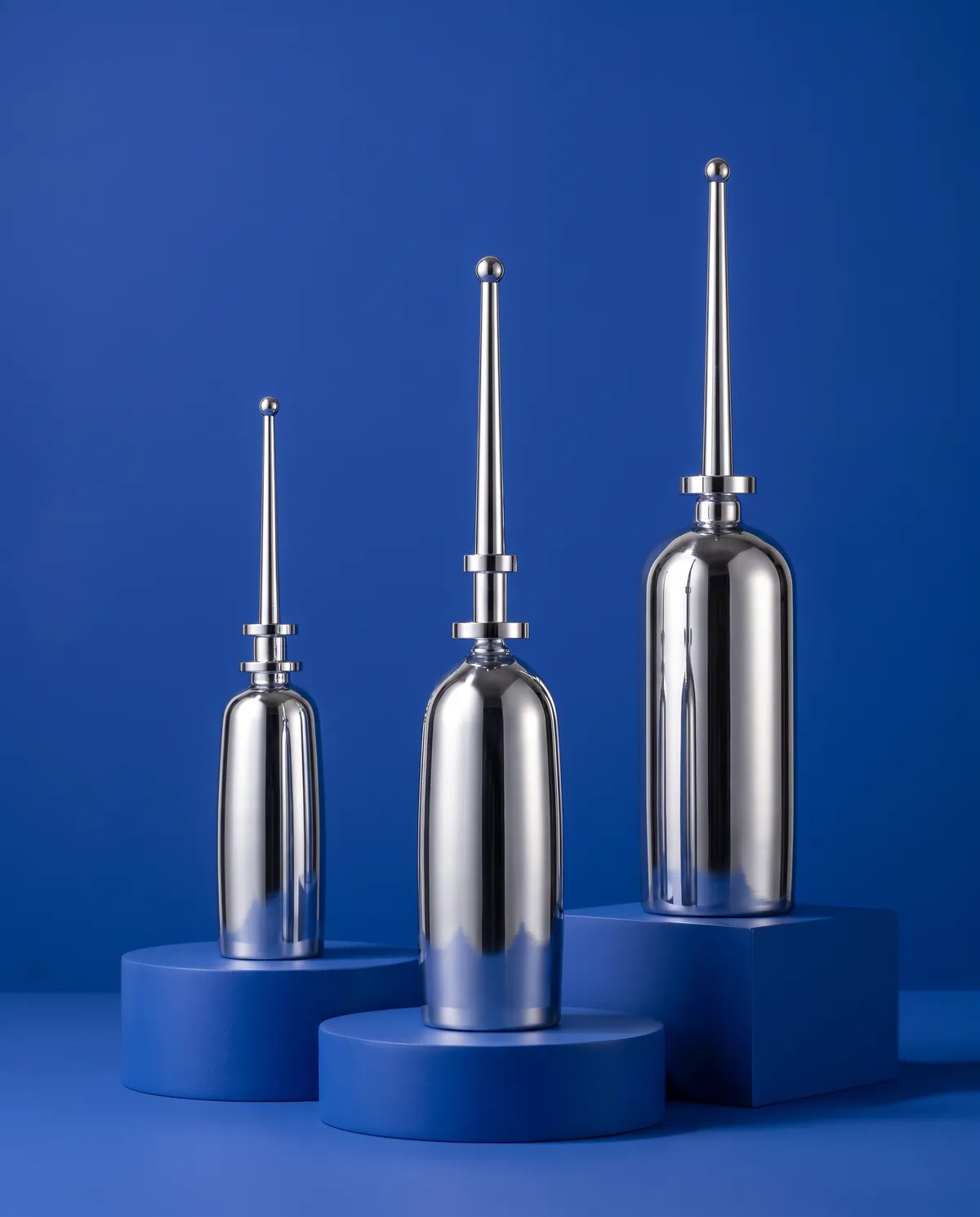Metalik Vidalı Kapaklı Şırınga Serum Şişesi 1–5 ml
