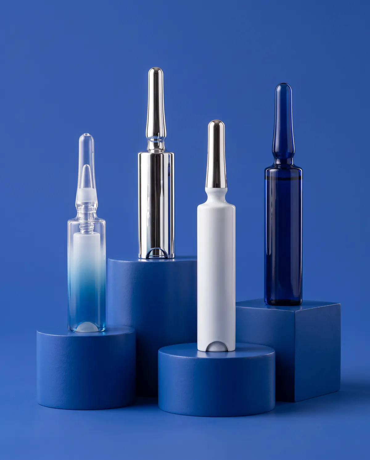 Metalik Vidalı Kapaklı Şırınga Serum Şişesi 5–10 ml