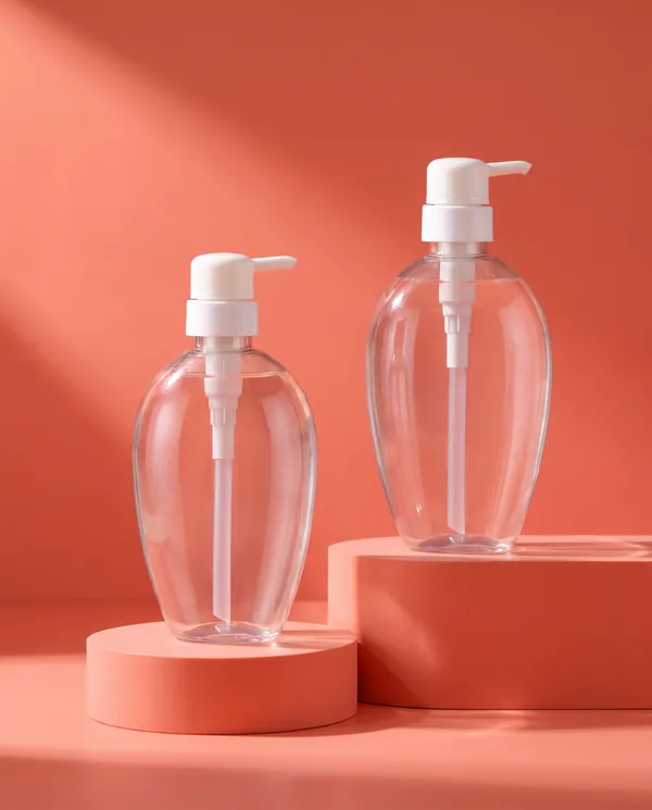 Özel Formlu Pompalı Şişe 500 ml