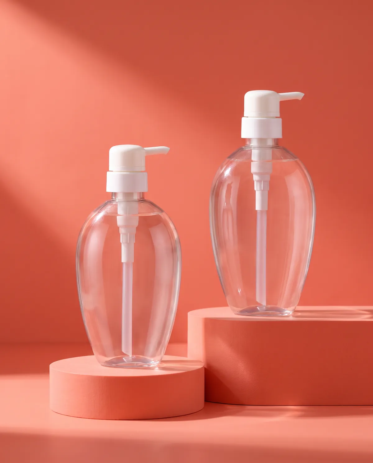 Özel Formlu Pompalı Şişe 500 ml