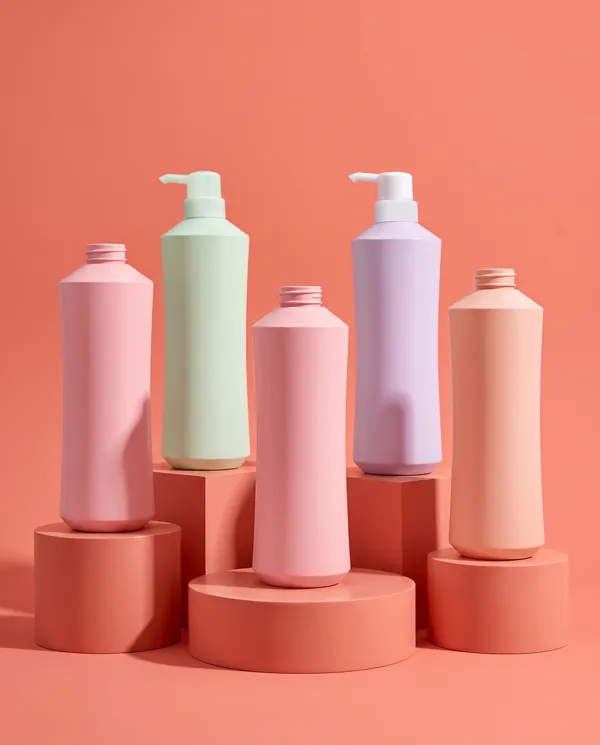 Özel Formlu Pompalı Şişe 650 ml