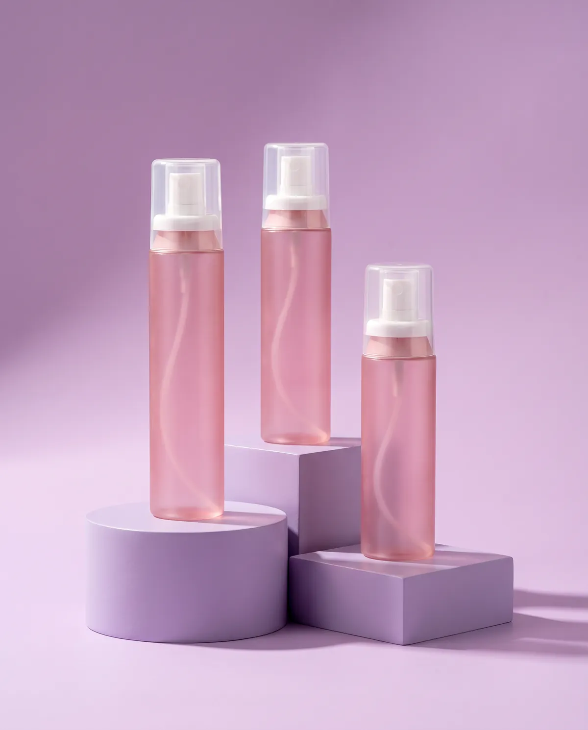 Renkli Şeffaf Silindir Sprey Şişe 100–150 ml