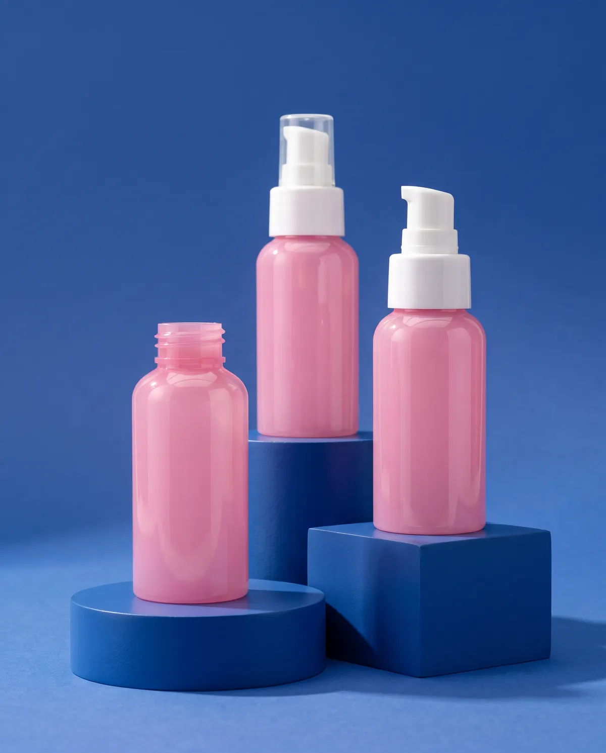 Renkli Şeffaf Silindir Sprey Şişe 80 ml