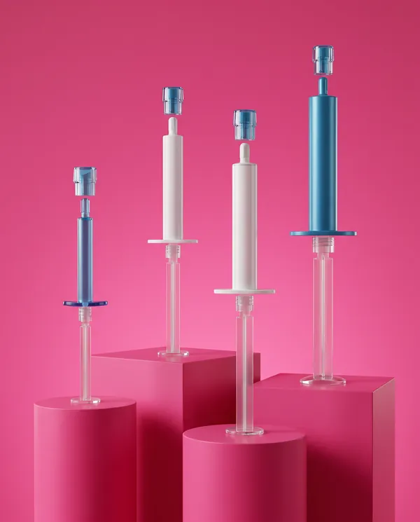 Şeffaf Vidalı Kapaklı Şırınga Serum Şişesi 1–10 ml