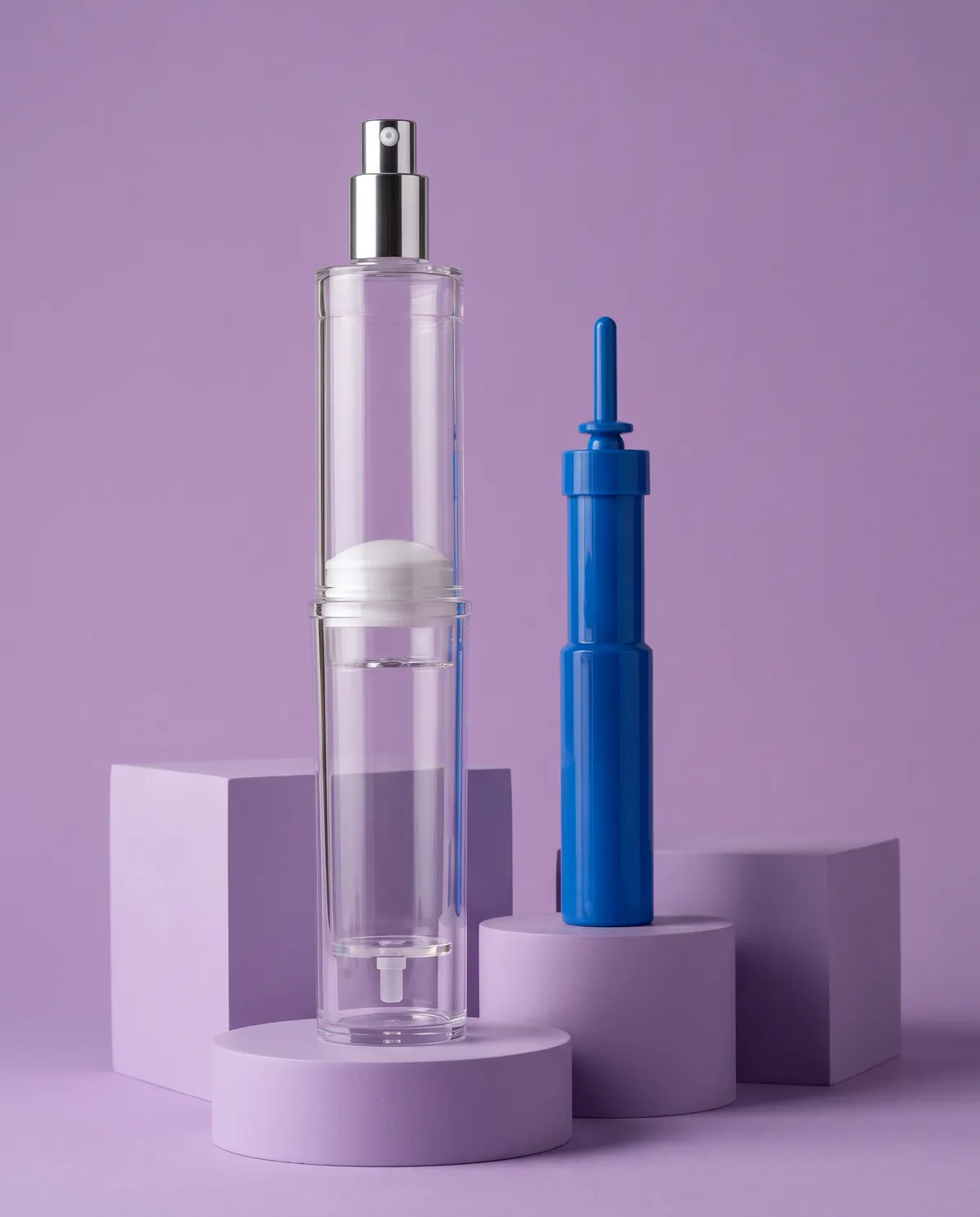 Şeffaf Vidalı Kapaklı Şırınga Serum Şişesi 1–3 ml