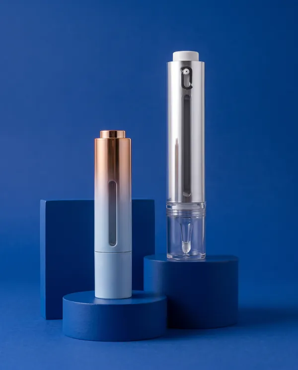 Şeffaf Vidalı Kapaklı Şırınga Serum Şişesi 15–30 ml
