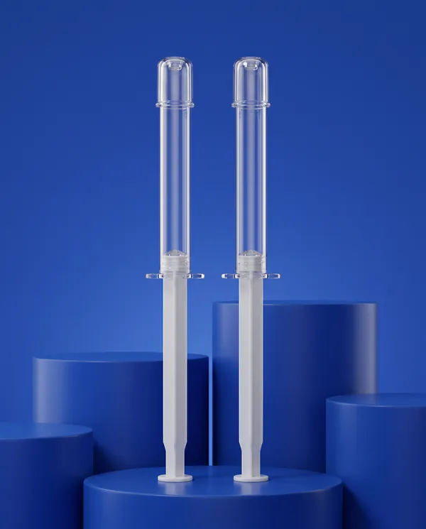 Şeffaf Vidalı Kapaklı Şırınga Serum Şişesi 5 ml