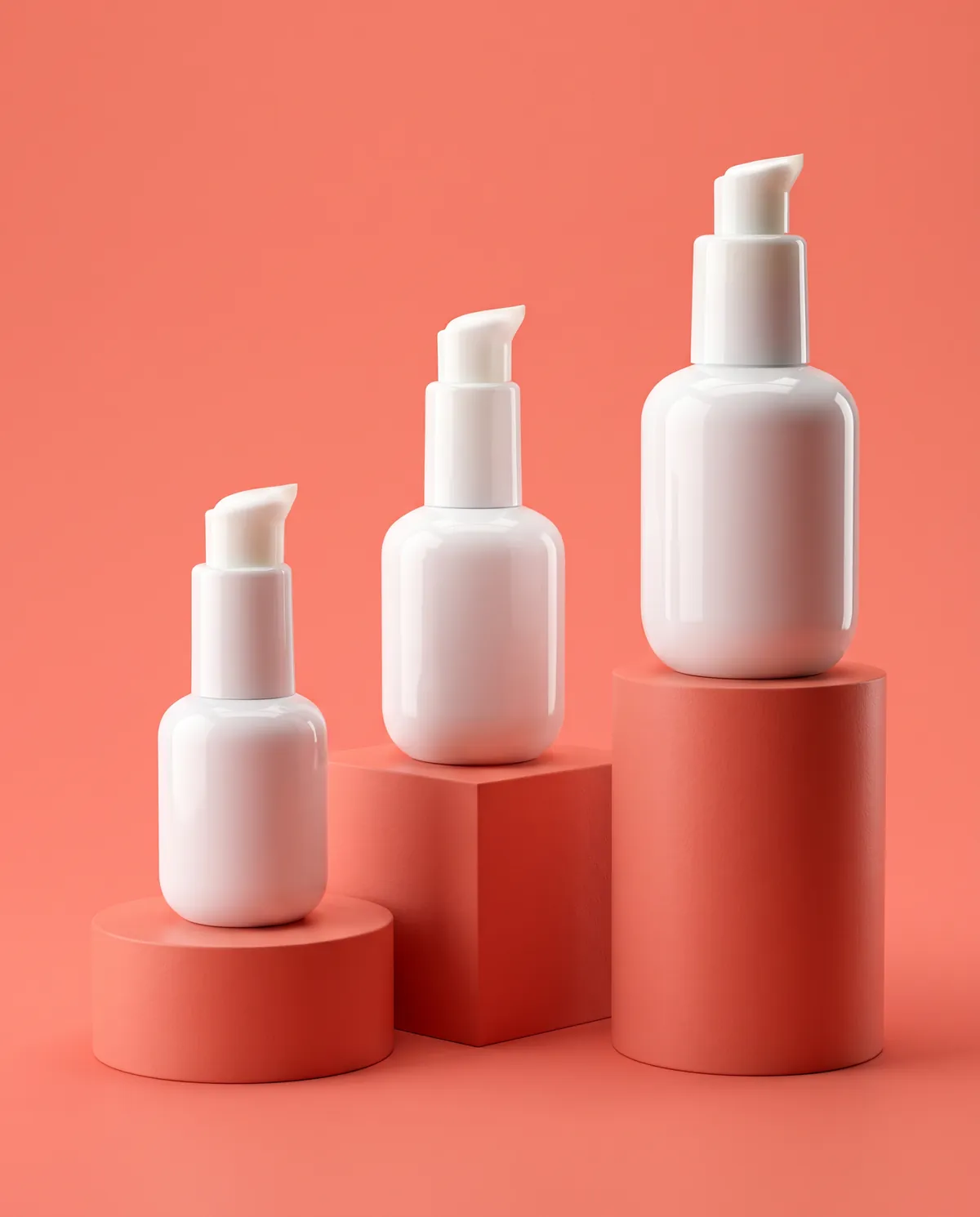 Silindir Pompalı Şişe 30–80 ml