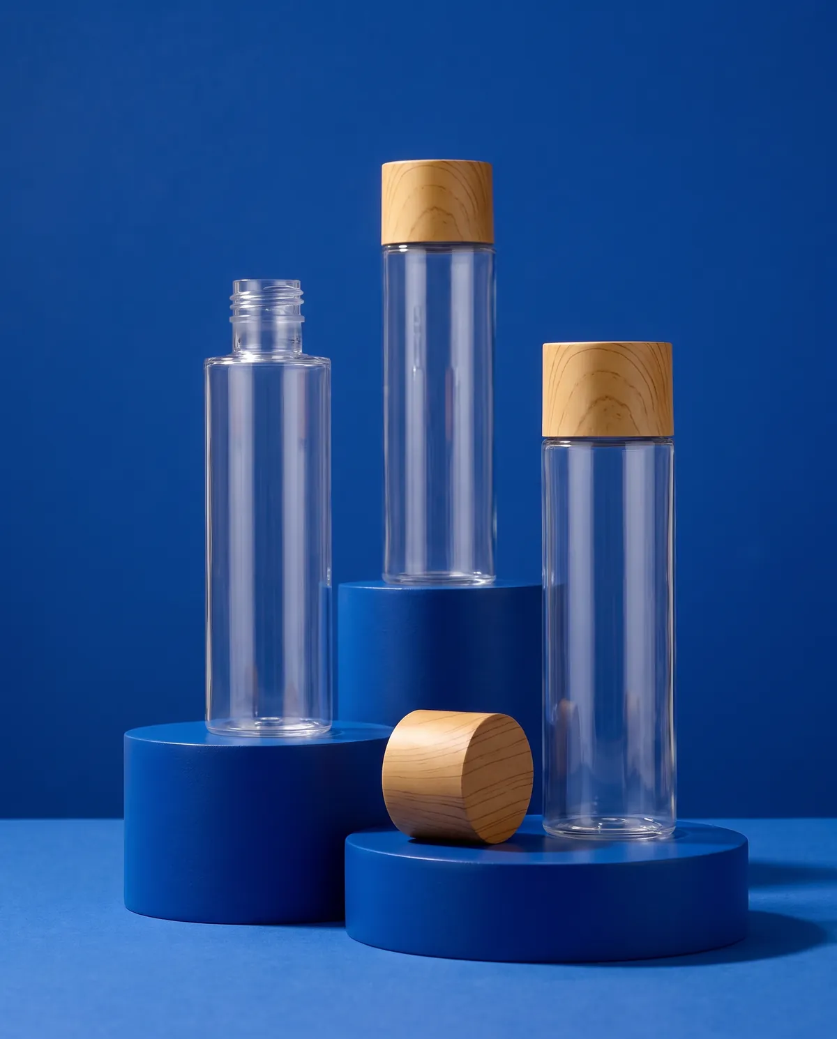 Silindir Vidalı Kapaklı Şişe 150 ml