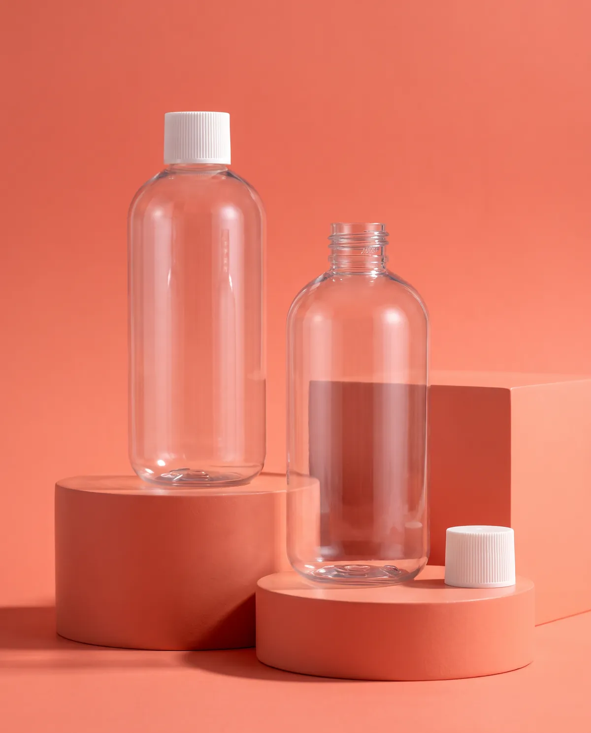 Silindir Vidalı Kapaklı Şişe 236 ml