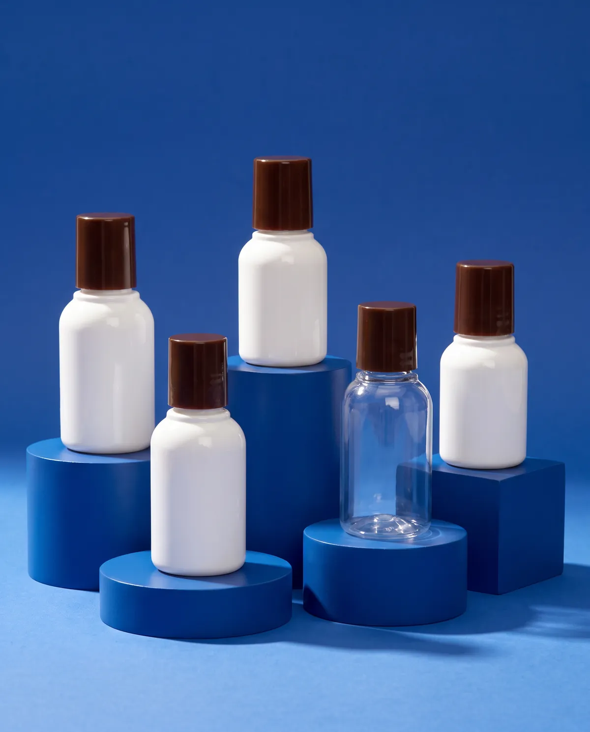 Silindir Vidalı Kapaklı Şişe 25 ml