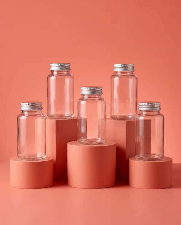 Silindir Vidalı Kapaklı Şişe 250 ml