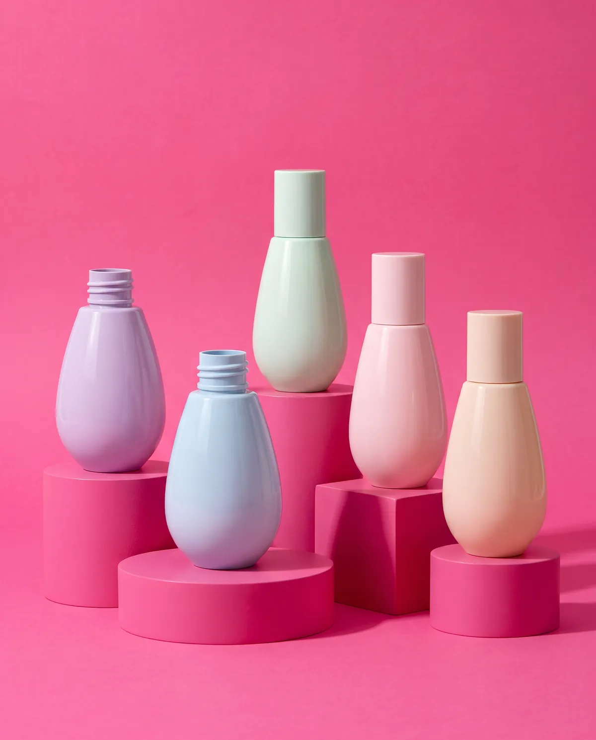 Silindir Vidalı Kapaklı Şişe 80 ml